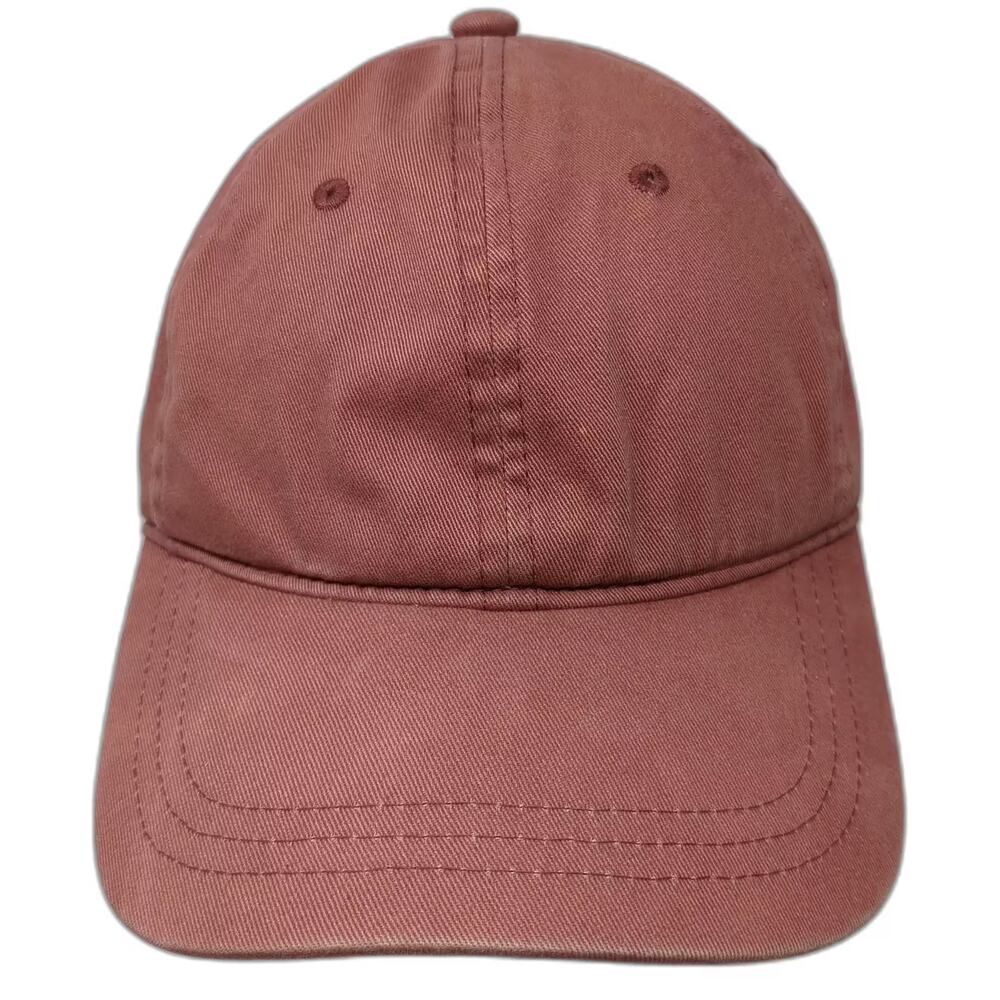 Universal Thread Baseball Cap Red Hat Adjustable Slideback 100% Cotton One Size